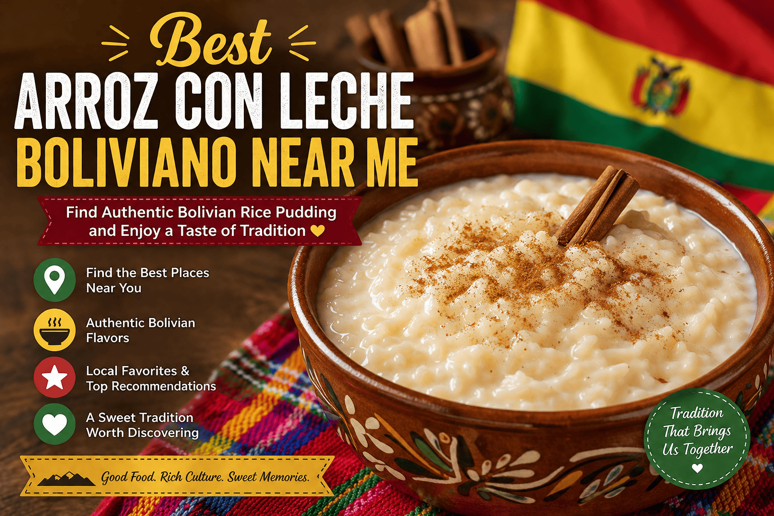 best arroz con leche boliviano near me