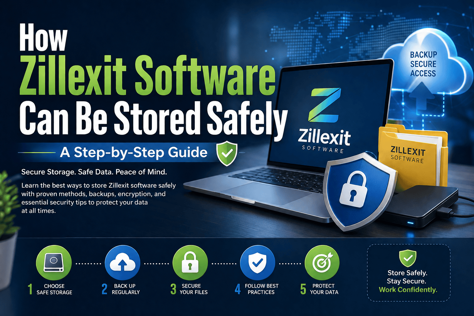 how zillexit software can be stored safely