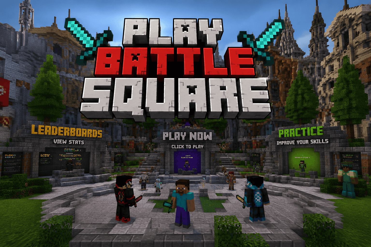 minecraft playbattlesquare