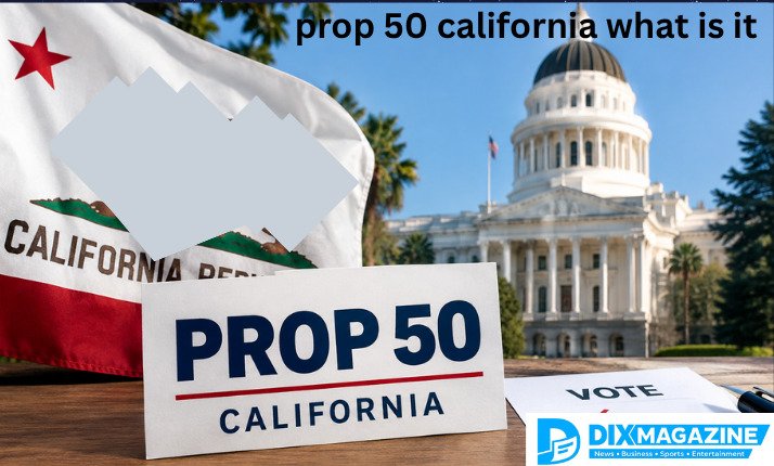 prop 50 california what is it
