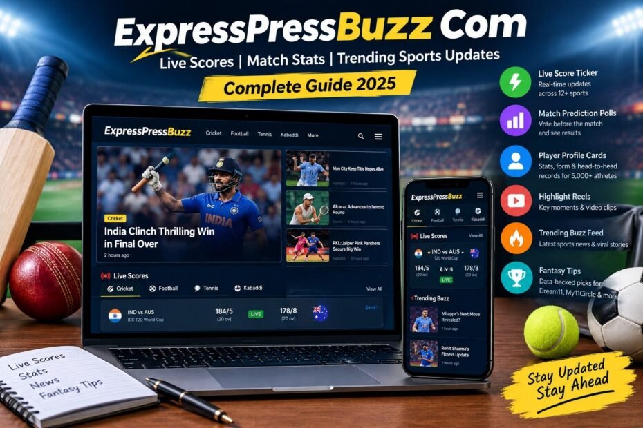 ExpressPressBuzz Com live scores, match stats and trending sports updates